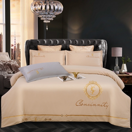 91家纺网 家纺一手货源 找家纺 （总）2026秋冬新品全棉磨毛刺绣120支四件套系列-奥斯丁