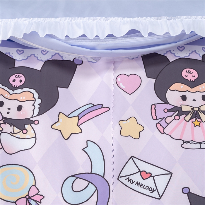 91家纺网 家纺一手货源 找家纺 新太阳蚊帐 2025新款卡通学生遮光床帘 古灵精怪