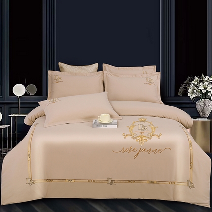 91家纺网 家纺一手货源 找家纺 （总）2026秋冬新品全棉磨毛刺绣120支四件套系列-圣格尔