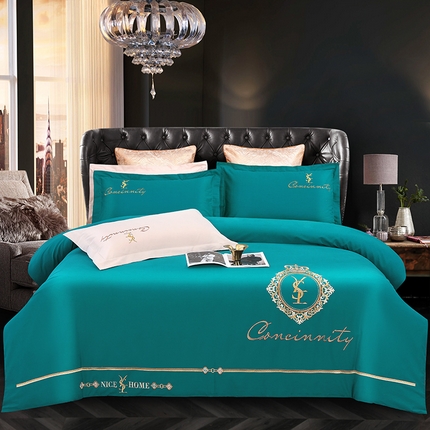 91家纺网 家纺一手货源 找家纺 （总）2026秋冬新品全棉磨毛刺绣120支四件套系列-奥斯丁