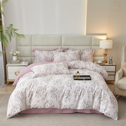 91家纺网 家纺一手货源 找家纺 （总2）2025秋冬新款全棉超柔生态磨毛四件套（32*21支）