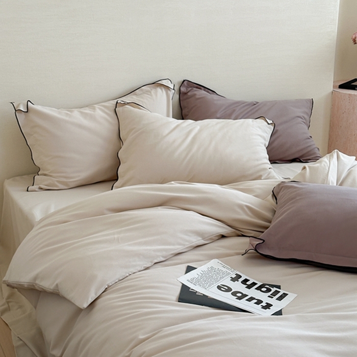 91家纺网 家纺一手货源 找家纺 （总）梦享生活家居 2024新款Ａ类50支全棉磨毛密拷边四件套系列