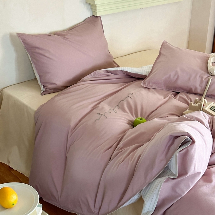 91家纺网 家纺一手货源 找家纺 （总）时年家纺 2024新款40毛巾绣全工艺水洗全棉系列四件套（充值会员优惠5元）