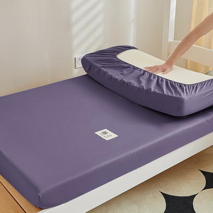 91家纺网 家纺一手货源 找家纺 （总）衿成家纺 2025新款全棉喷气纯色学生宿舍单床笠