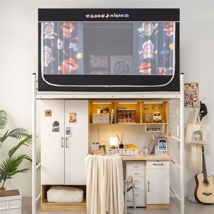 91家纺网 家纺一手货源 找家纺 （总）新太阳蚊帐 2025新款卡通学生遮光床帘