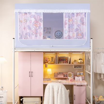 91家纺网 家纺一手货源 找家纺 （总）新太阳蚊帐 2025新款卡通学生遮光床帘
