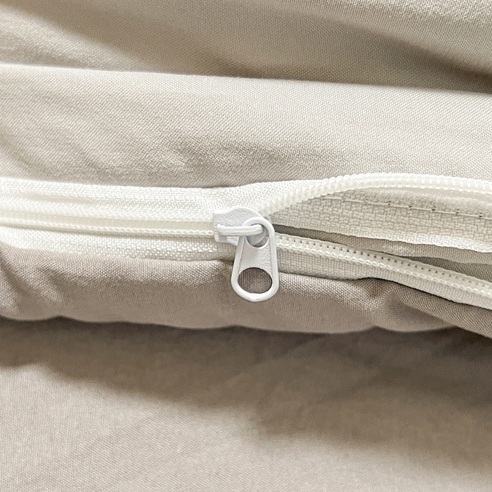 91家纺网 家纺一手货源 找家纺 梦舒羽 2025新款ins卡通可爱小狗刺绣水洗棉磨毛学生宿舍三件套居家四件套 小八嘎-浅灰