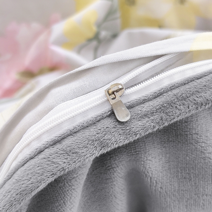 91家纺网 家纺一手货源 找家纺 2024新款全棉加牛奶绒四件套单被套系列-单被套 静谧花园