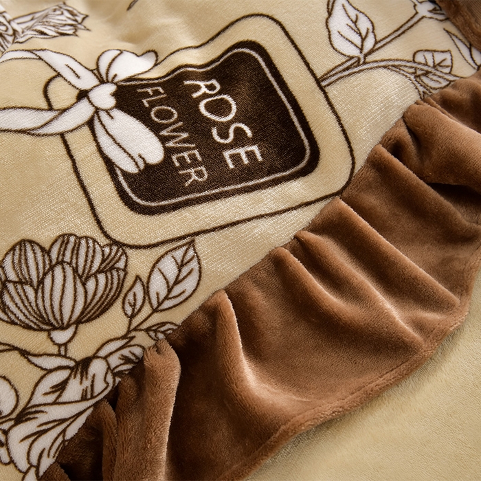 91家纺网 家纺一手货源 找家纺 妮恒美 2024新款韩版牛奶绒四件套 奢香夫人