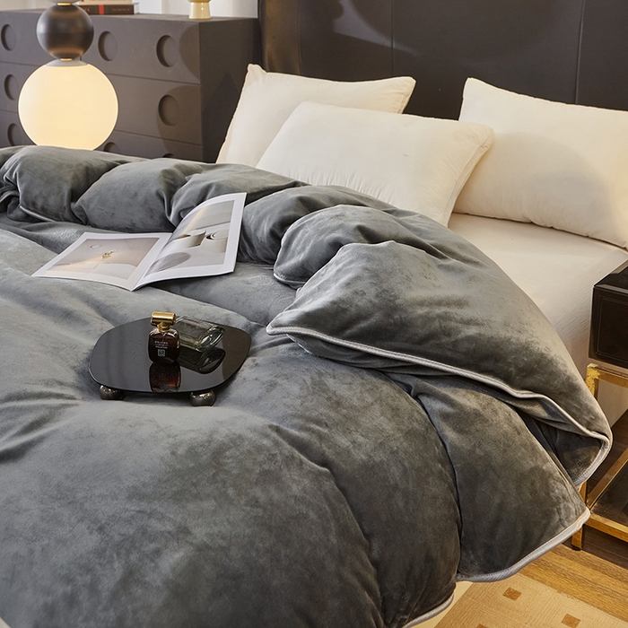 91家纺网 家纺一手货源 找家纺 （总）绣女坊 2024新款牛奶绒220克-单被套