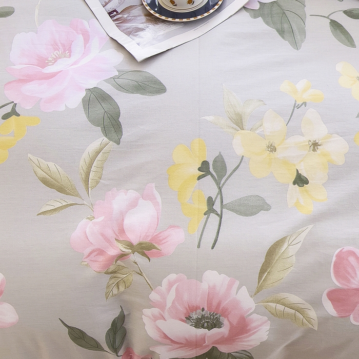 91家纺网 家纺一手货源 找家纺 2024新款全棉加牛奶绒四件套单被套系列-单被套 静谧花园