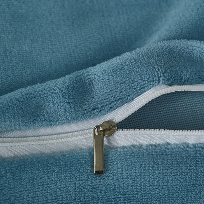 91家纺网 家纺一手货源 找家纺 绣女坊 2024新款雕花绒-大麦四件套 大麦-蓝灰