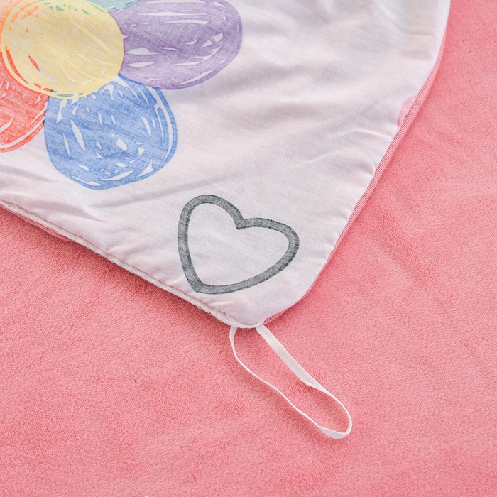 91家纺网 家纺一手货源 找家纺 2024新款全棉加牛奶绒四件套单被套系列-四件套 手绘浪漫