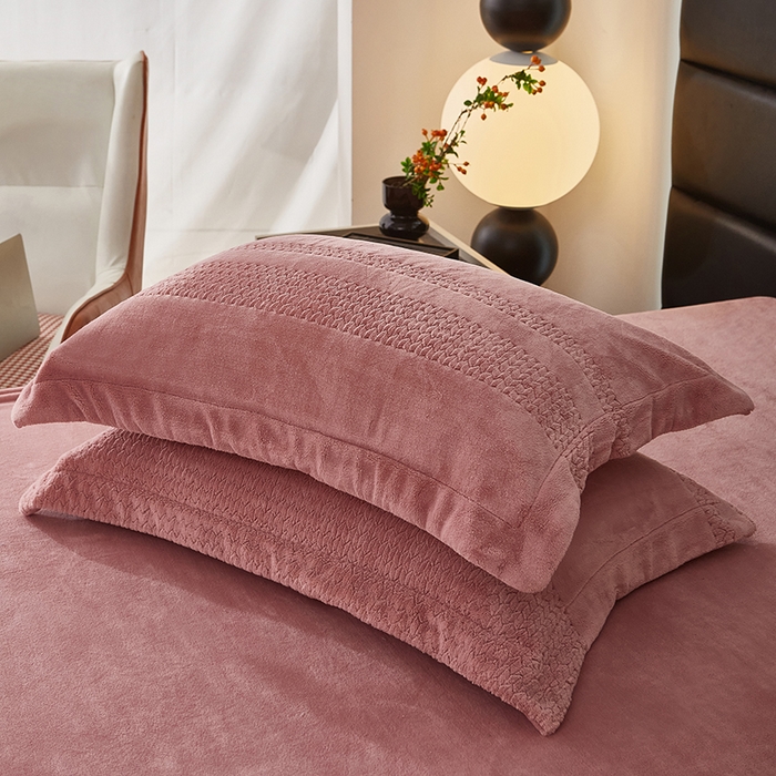 91家纺网 家纺一手货源 找家纺 （总）绣女坊 2024新款雕花绒-大麦四件套