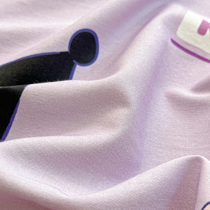 91家纺网 家纺一手货源 找家纺 博雅 2024新款三丽鸥卡通系列全棉印花床笠 可爱库洛米