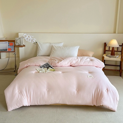 91家纺网 家纺一手货源 找家纺 （总）亿莱鑫 2025新款超柔泡泡棉秋冬被