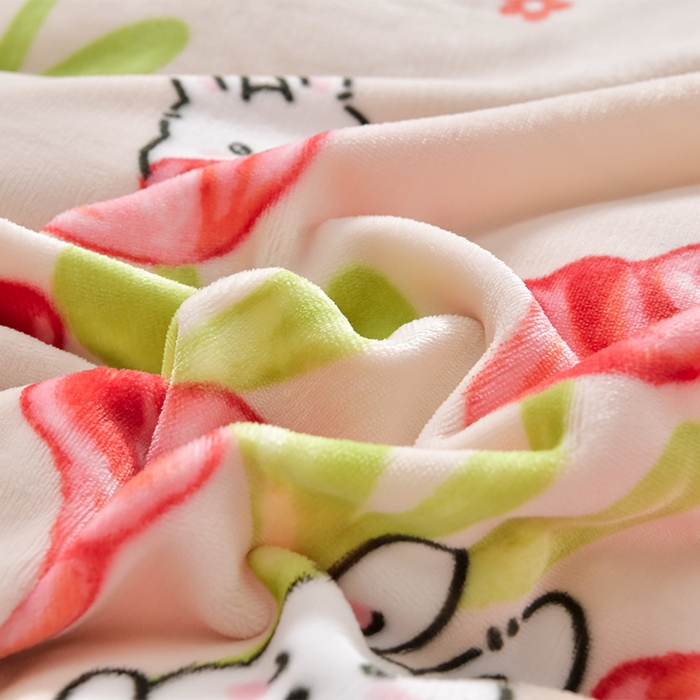 91家纺网 家纺一手货源 找家纺 妮恒美 2024新款韩版牛奶绒四件套 初恋