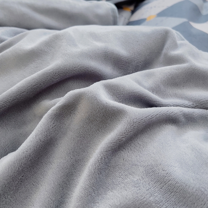 91家纺网 家纺一手货源 找家纺 2024新款全棉加牛奶绒四件套单被套系列-四件套 慕雅