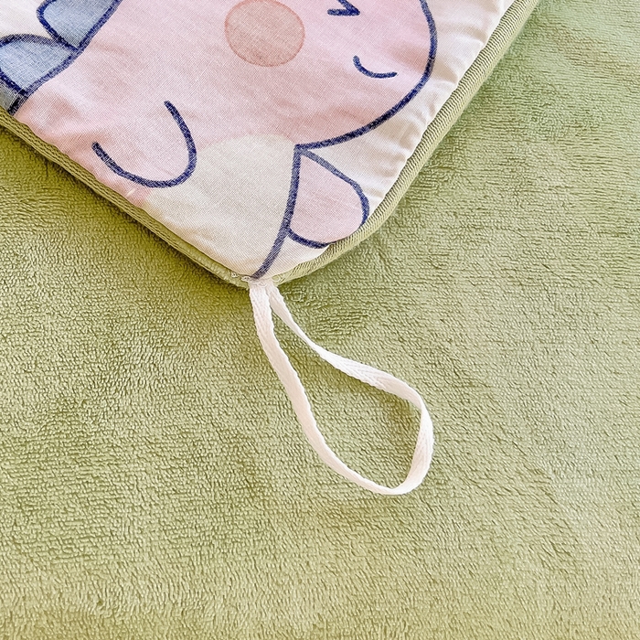 91家纺网 家纺一手货源 找家纺 2024新款全棉加牛奶绒四件套单被套系列-单被套 恐龙家族