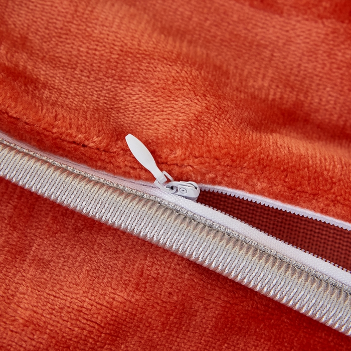 91家纺网 家纺一手货源 找家纺 绣女坊 2024新款牛奶绒220克-单被套 单被套-桔色