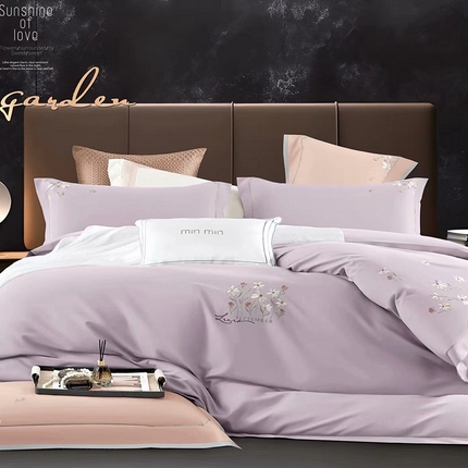 91家纺网 家纺一手货源 找家纺 （总）U品汇 2024新品生态加厚长绒棉纯棉绣花60S全棉磨毛刺绣四件套