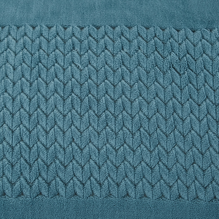 91家纺网 家纺一手货源 找家纺 绣女坊 2024新款雕花绒-大麦四件套 大麦-蓝灰