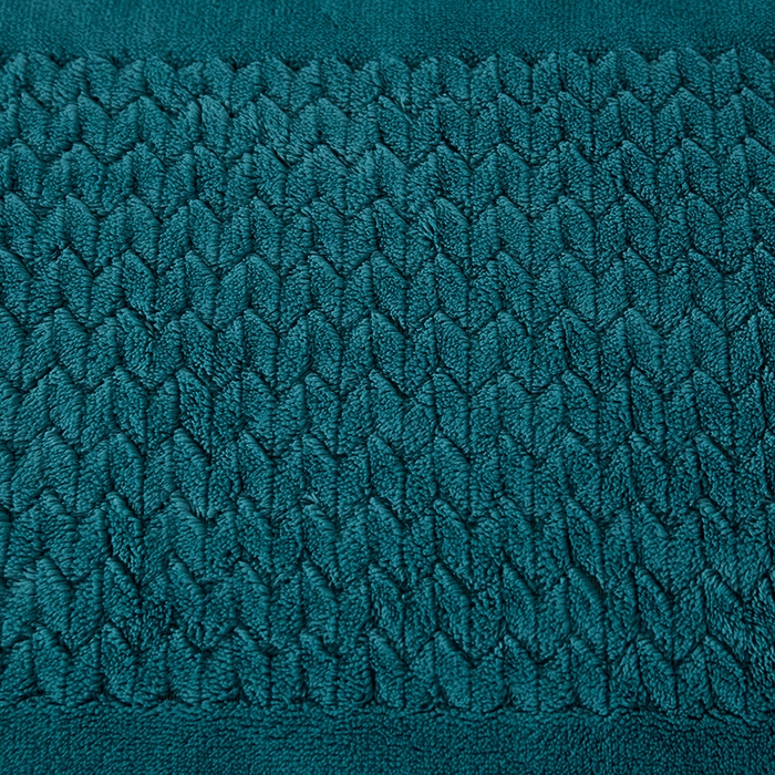 91家纺网 家纺一手货源 找家纺 绣女坊 2024新款雕花绒-大麦四件套 大麦-蓝