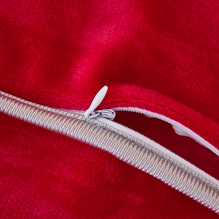 91家纺网 家纺一手货源 找家纺 绣女坊 2024新款牛奶绒220克-单被套 单被套-大红色