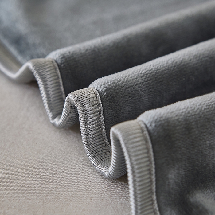 91家纺网 家纺一手货源 找家纺 绣女坊 2024新款牛奶绒220克-单被套 单被套-灰色