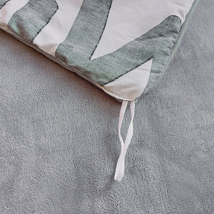 91家纺网 家纺一手货源 找家纺 2024新款全棉加牛奶绒四件套单被套系列-单被套 字母熊