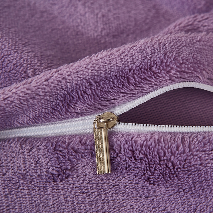 91家纺网 家纺一手货源 找家纺 绣女坊 2024新款雕花绒-大麦四件套 大麦-紫色