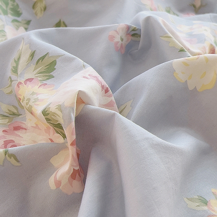 91家纺网 家纺一手货源 找家纺 2024新款全棉加牛奶绒四件套单被套系列-四件套 温婉佳人