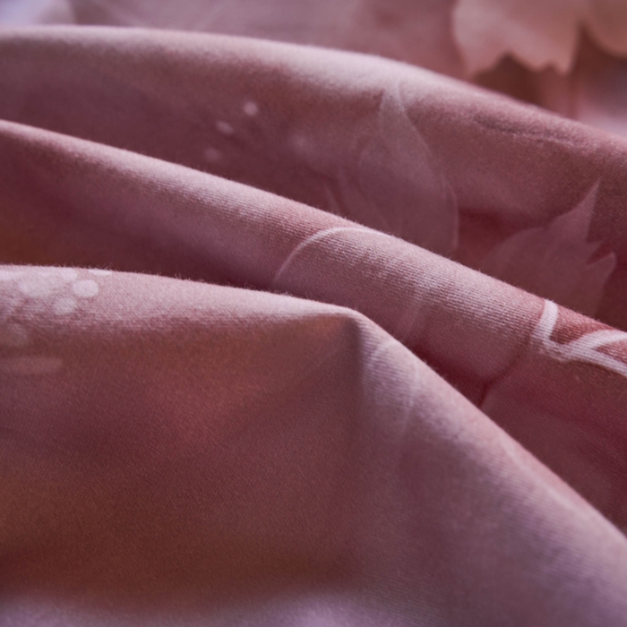 91家纺网 家纺一手货源 找家纺 宜家坊 2024新款全棉数码印花加厚磨毛【提供买家秀】 森屿-豆沙