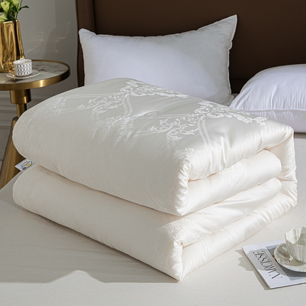 91家纺网 家纺一手货源 找家纺 （总）心梦泽家纺 2025新款80木本提花大豆纤维冬被