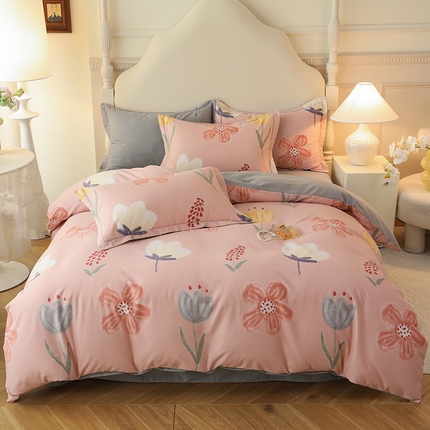 91家纺网 家纺一手货源 找家纺 （总）巧玲珑2025新款AB版铂金生态四件套