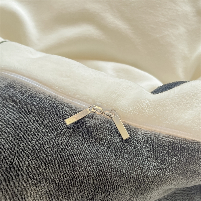 91家纺网 家纺一手货源 找家纺 2024新款A类AB版加厚保暖双面牛奶绒印花四件套--小清新系列 暖心小狗