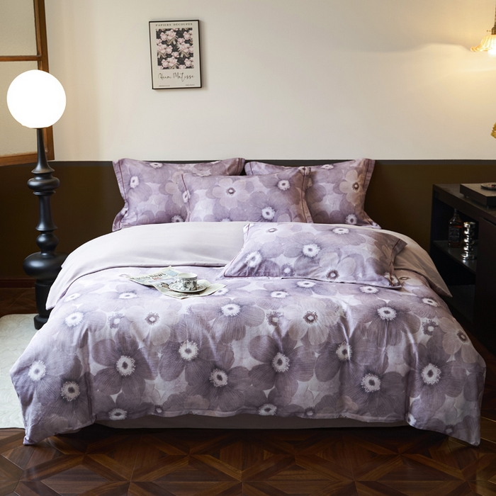 91家纺网 家纺一手货源 找家纺 宜家坊 2024新款全棉数码印花加厚磨毛【提供买家秀】 暗影-灰