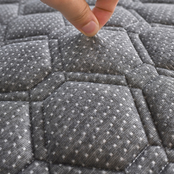 91家纺网 家纺一手货源 找家纺 顺发床垫 2025新款A类针织乳胶抗压棉乳胶床垫-学生款 羽毛灰（白）-6cm