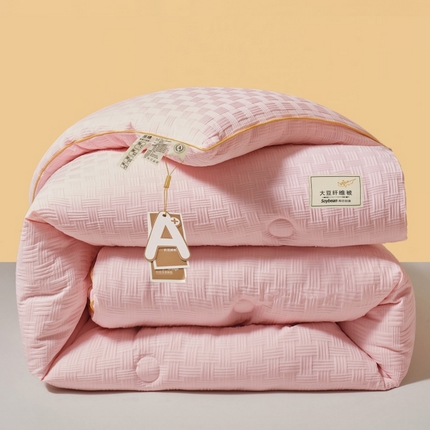 91家纺网 家纺一手货源 找家纺 （总）星航家纺 2025新款A类针织棉华夫格大豆被子母被子（真正A类针织棉）