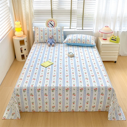 91家纺网 家纺一手货源 找家纺 （总）如约 2025新款全棉印花单床单