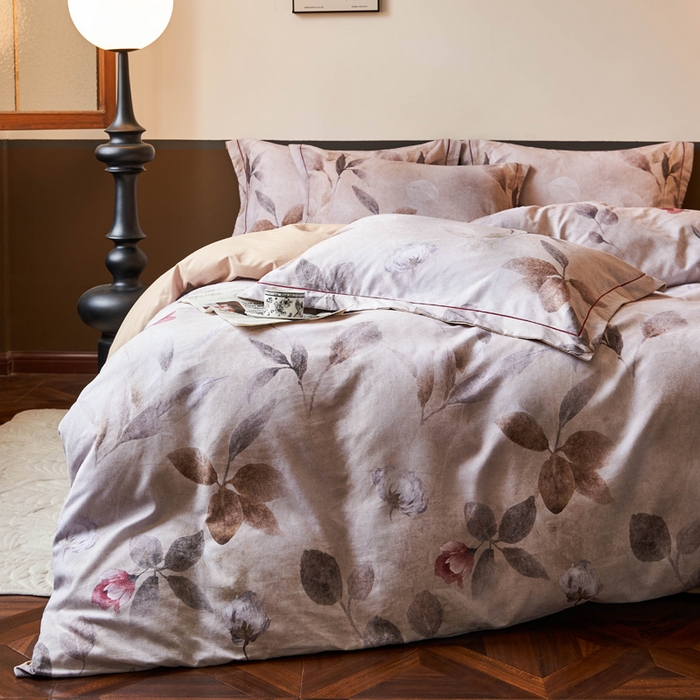 91家纺网 家纺一手货源 找家纺 宜家坊 2024新款全棉数码印花加厚磨毛【提供买家秀】 云初-米