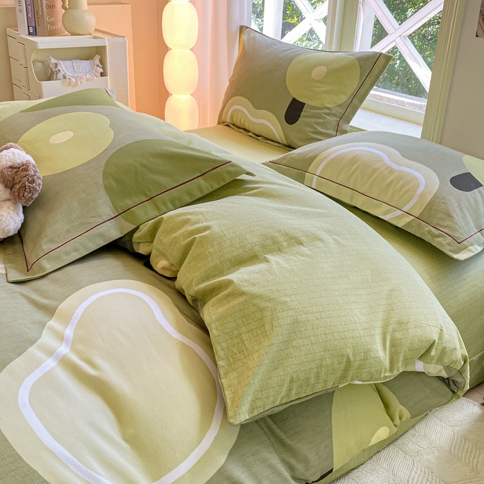 91家纺网 家纺一手货源 找家纺 宜家坊 2024全棉ins风小清新加厚磨毛【提供质检报告】 元气森林