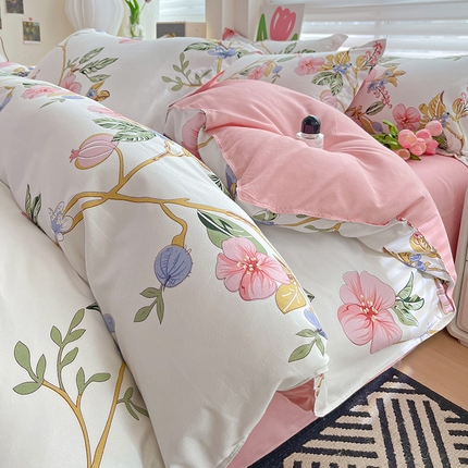 91家纺网 家纺一手货源 找家纺 (总）优逸 2025新款植物羊绒单被套