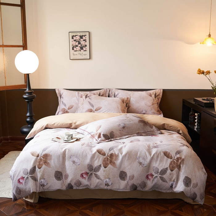 91家纺网 家纺一手货源 找家纺 宜家坊 2024新款全棉数码印花加厚磨毛【提供买家秀】 云初-米