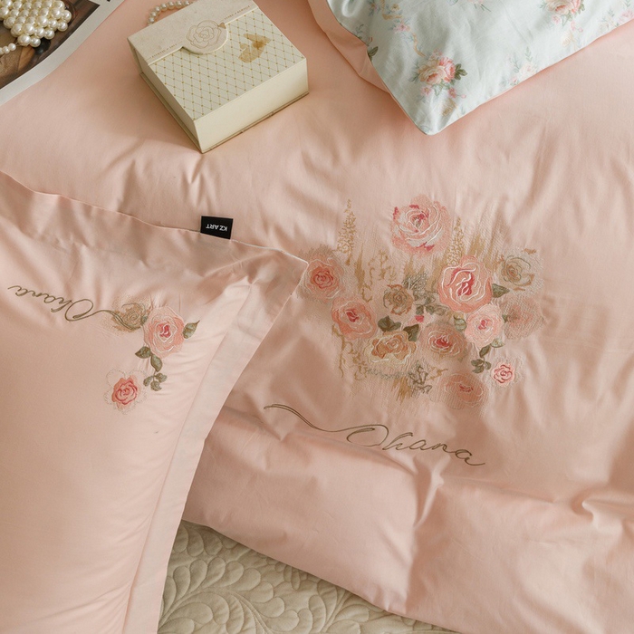 91家纺网 家纺一手货源 找家纺 （总）卡姿家纺 2024秋冬法式复古刺绣— 洛神花语