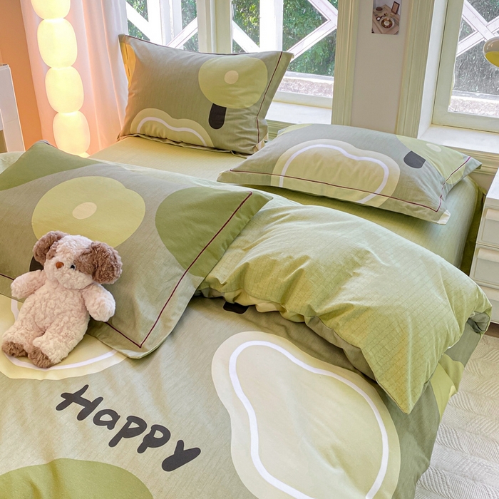 91家纺网 家纺一手货源 找家纺 宜家坊 2024全棉ins风小清新加厚磨毛【提供质检报告】 元气森林