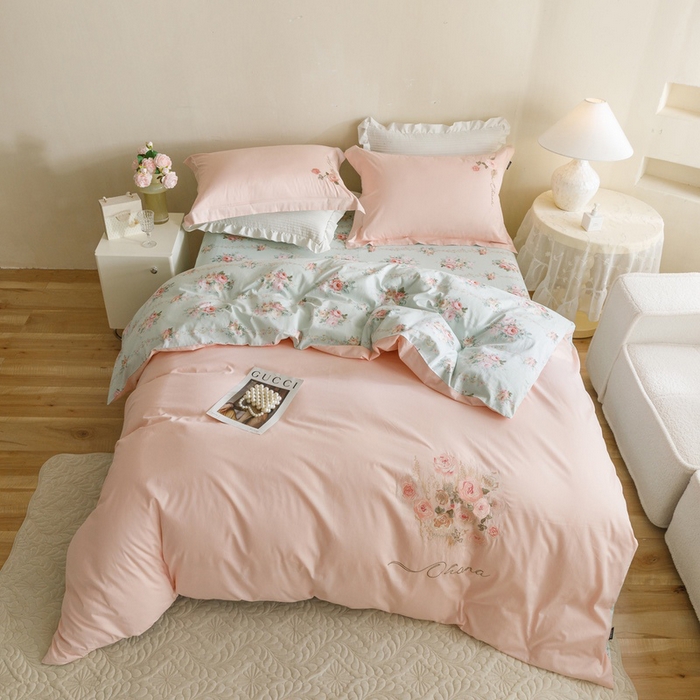 91家纺网 家纺一手货源 找家纺 （总）卡姿家纺 2024秋冬法式复古刺绣— 洛神花语