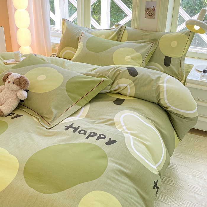 91家纺网 家纺一手货源 找家纺 宜家坊 2024全棉ins风小清新加厚磨毛【提供质检报告】 元气森林