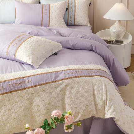 91家纺网 家纺一手货源 找家纺 （总）卡姿家纺 2024秋冬轻奢刺绣风格 — 梵克雅