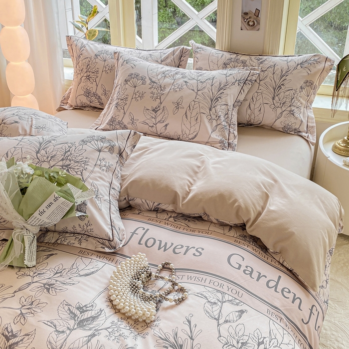 91家纺网 家纺一手货源 找家纺 宜家坊 2024全棉ins风小清新加厚磨毛【提供质检报告】 芳草集-玉